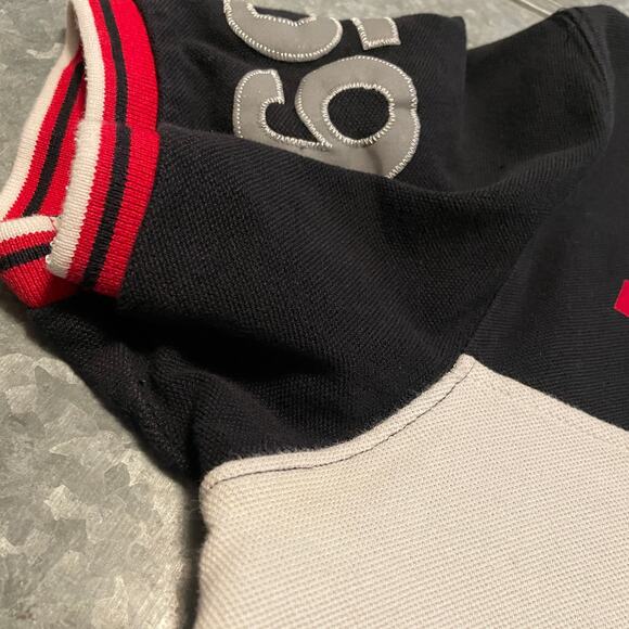 Aston Martin Racing Hackett GB DBR9 59 Polo Shirt Mens Large Black Red White - Picture 6 of 15